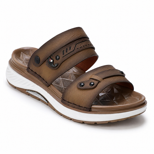 Premium Men's Casual Comfort Sandals – Durable Dual-Strap Everyday Footwear