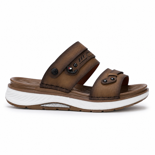 Premium Men's Casual Comfort Sandals – Durable Dual-Strap Everyday Footwear