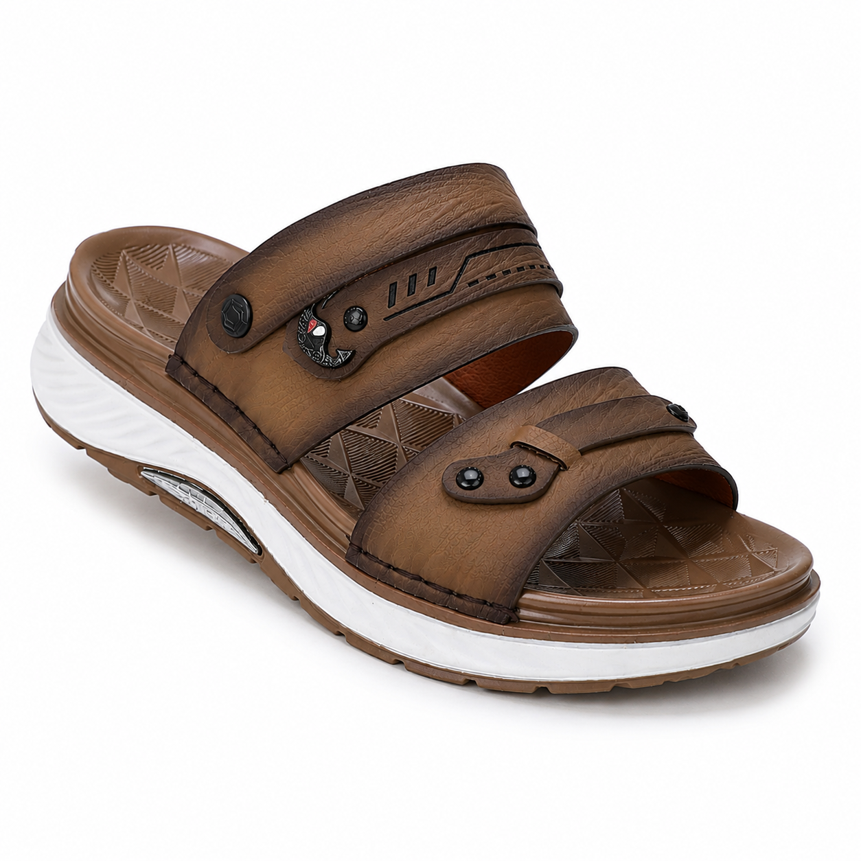 Premium Men's Casual Comfort Sandals – Durable Dual-Strap Everyday Footwear